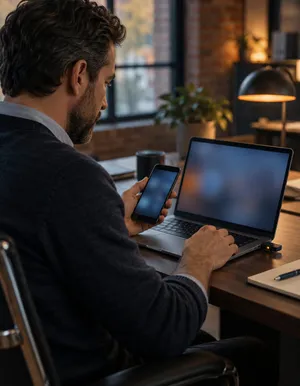 Small office devices set up for multi-factor sign-in